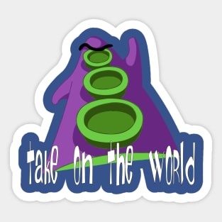 Purple Tentacle Sticker